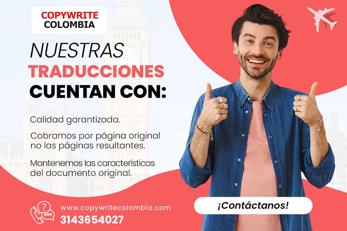 Copywrite Colombia Traducciones Oficiales